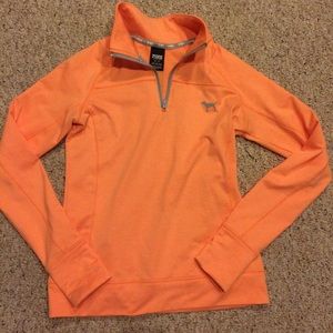 NWOT Pink quarter zip sweatshirt,