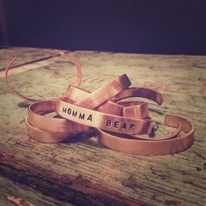 Adjustable copper cuff