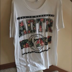 A Day to Remember floral tshirt
