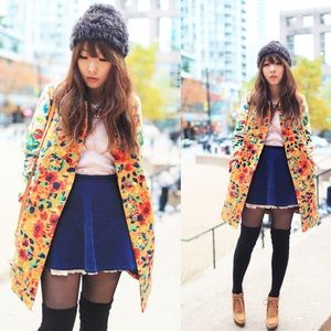 Anthropologie Floral Jacket