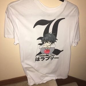 Death Note "L" t shirt