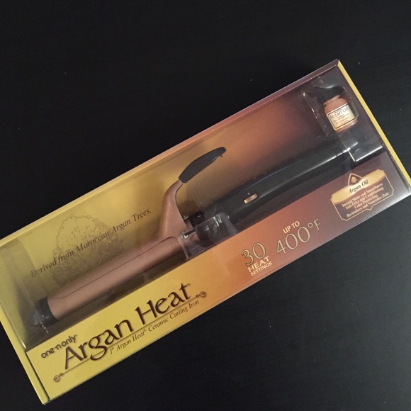 1'' Argan heat ceramic curling iron