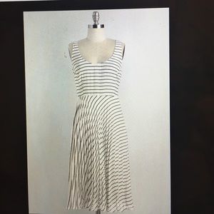 BB Dakota Black and White Pleated Dress