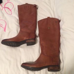 Sam Edelman penny riding boot in whiskey