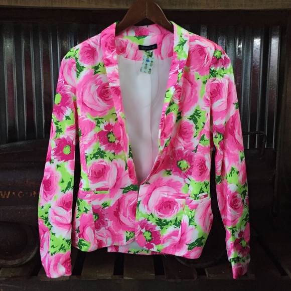 Floral Blazer