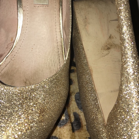 Real leather lining Golden Steve Madden stiletto! - Picture 3 of 4