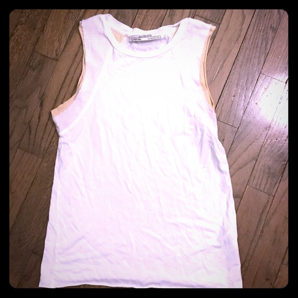 Allsaints white tank top