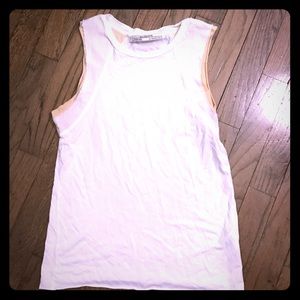Allsaints white tank top