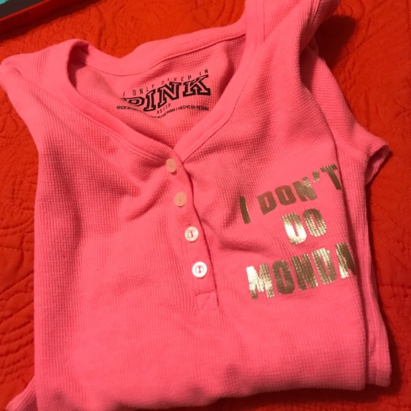 Vs pink xs sleep long sleeve
