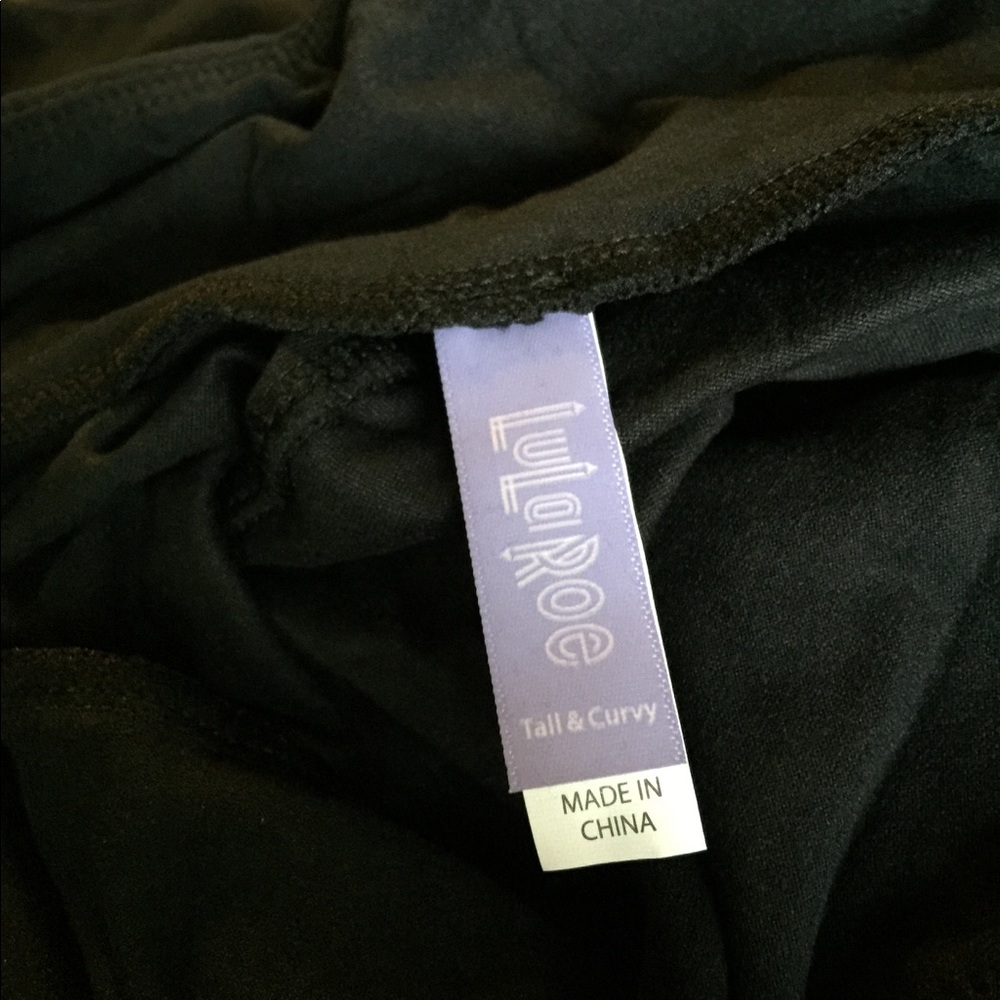 🆕 LulaRoe BLACK SOLID TC Leggings! - Picture 7 of 8
