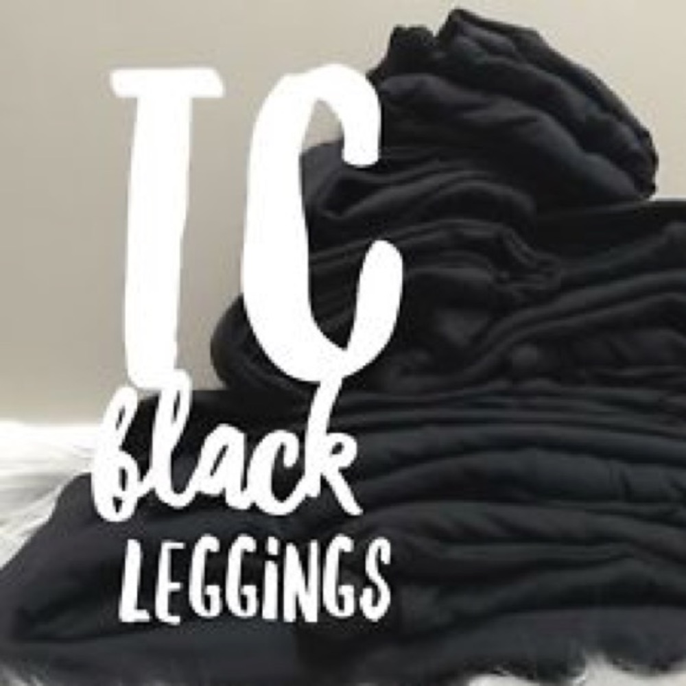 🆕 LulaRoe BLACK SOLID TC Leggings! - Picture 3 of 8