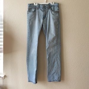 Men's Straight Leg Lightwash Levi Jeans | 32x30