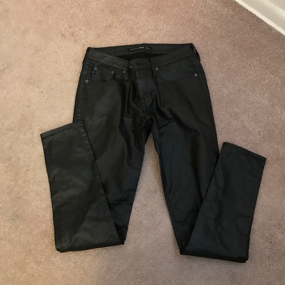 Black pleather pants