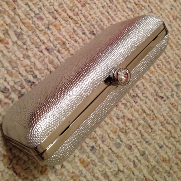 Victoria's Secret Handbags - NWOT Silver Clutch by Victoria's Secret
