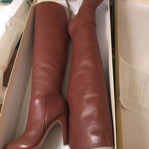 Candela authentic leather over the knee boots!