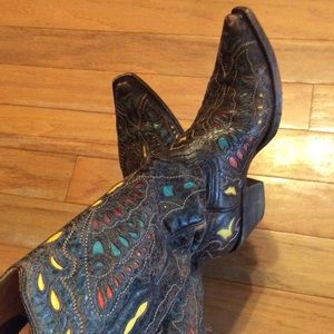 Women's Butterfly Inlay Cowboy Boots