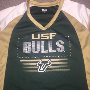 USF bulls woman's shirt.