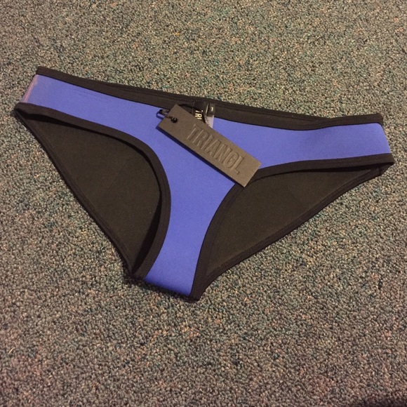 ""Chloe- Malibu Blue" Triangl bottoms