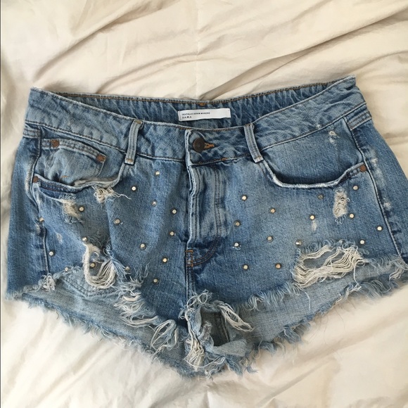 Zara jean shorts