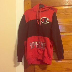 SUPREME X Champion sweatshirt