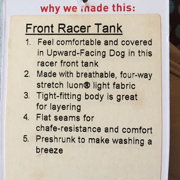 NWT Lululemon Front Racer Tank 6 Silver - Picture 4 of 5