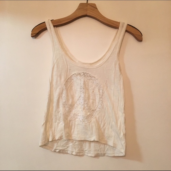 Tank top with peace sign