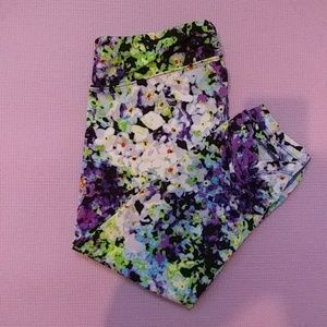 SOLD - Calvin Klein Performance Floral Capris