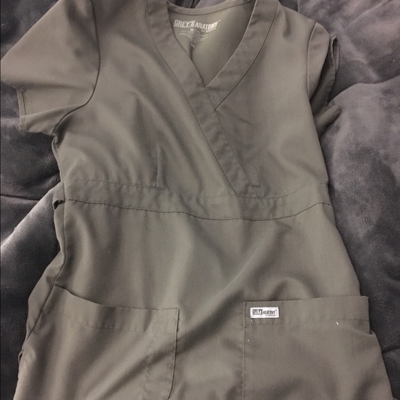 Greys anatomy green scrub top xs