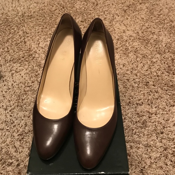 Ralph Lauren Brown Pumps