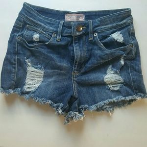 Guess High Rise Jean Shorts