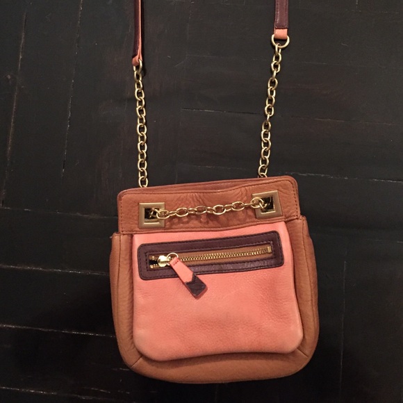 Anthropologie leather cross body bag
