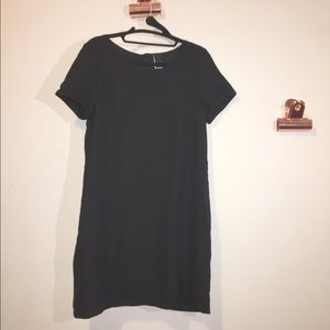 Swell black, zip up dress with pockets