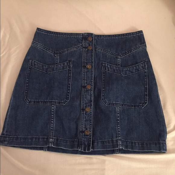 Free People Denim Skirt