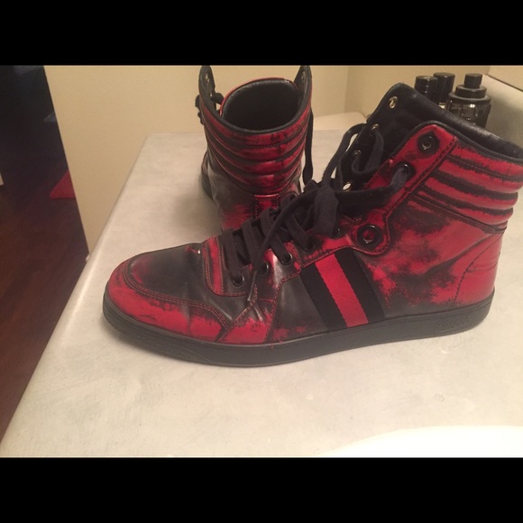 Limited edition, Authentic Gucci Hightops size 11 main image 4