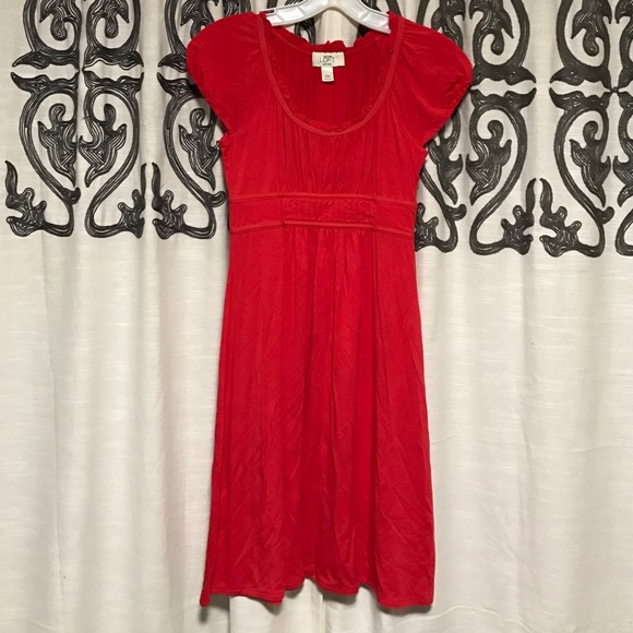 LOFT pink/red petite short sleeved dress 00P - Picture 1 of 3