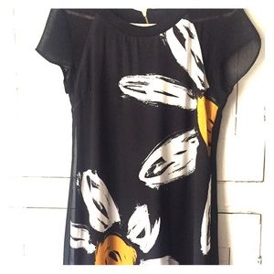 Desigual Sheer Overlay Dress