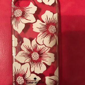 Kate Spade Clear Flower Crystal Bling