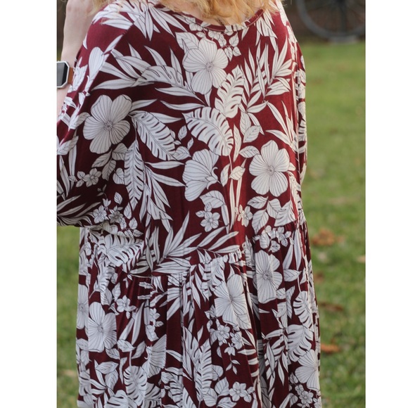 Tropical Babydoll Tunic - Picture 3 of 3