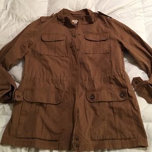 Brown army jacket