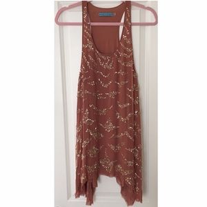 Alice & Olivia Beaded Flowy Dress