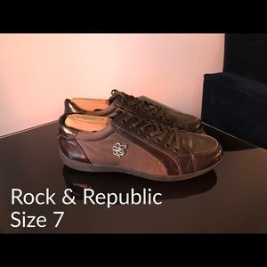 Rock & Republic brown Men sneakers size 7