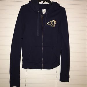PINK zip up hoodie- NFL line
