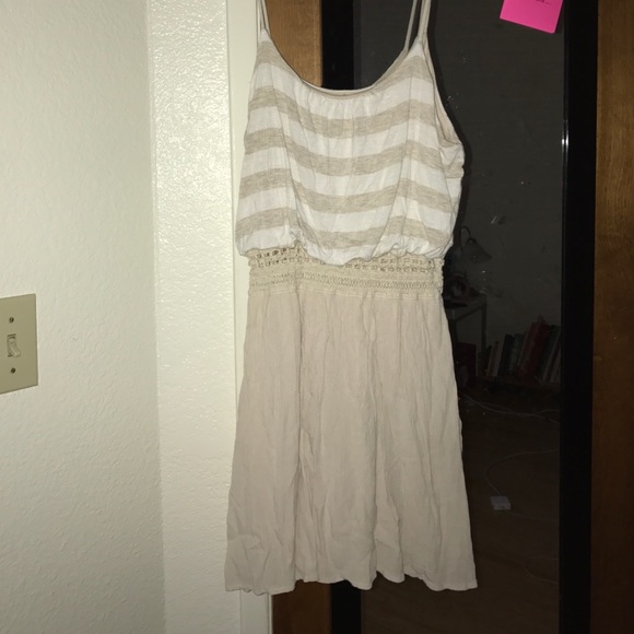 Tan dress
