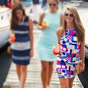 Vineyard Vines Nautical Flag Dress NWOT