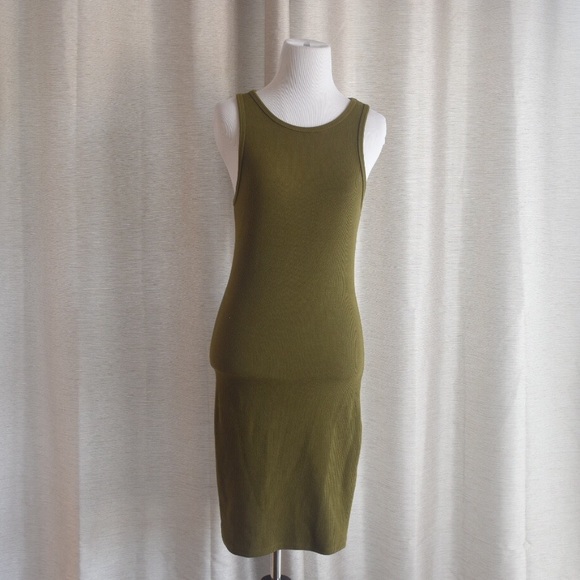 Ribbed Shaping Body Con Dress