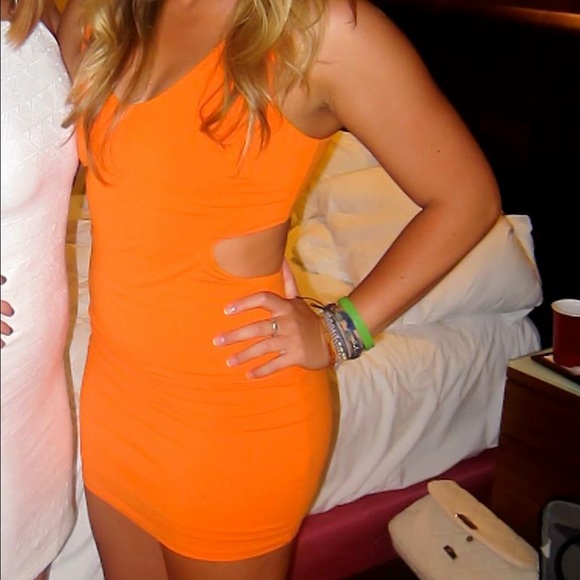bebe Dresses & Skirts - Orange Bebe dress