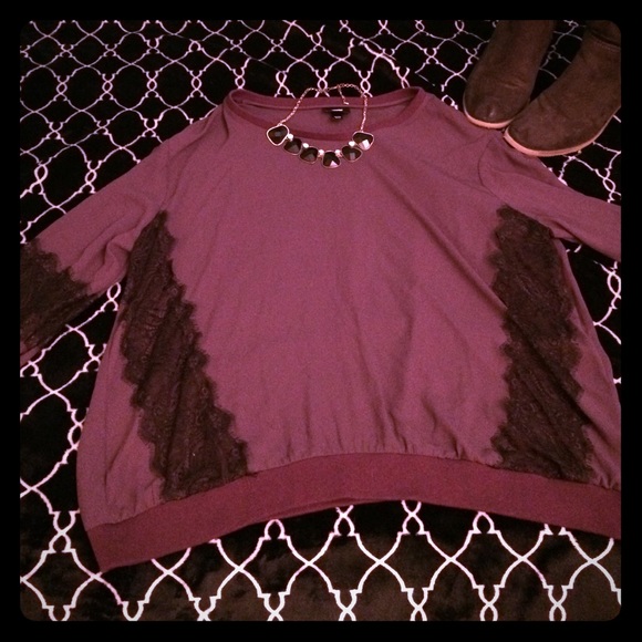 Sheer long sleeve shirt