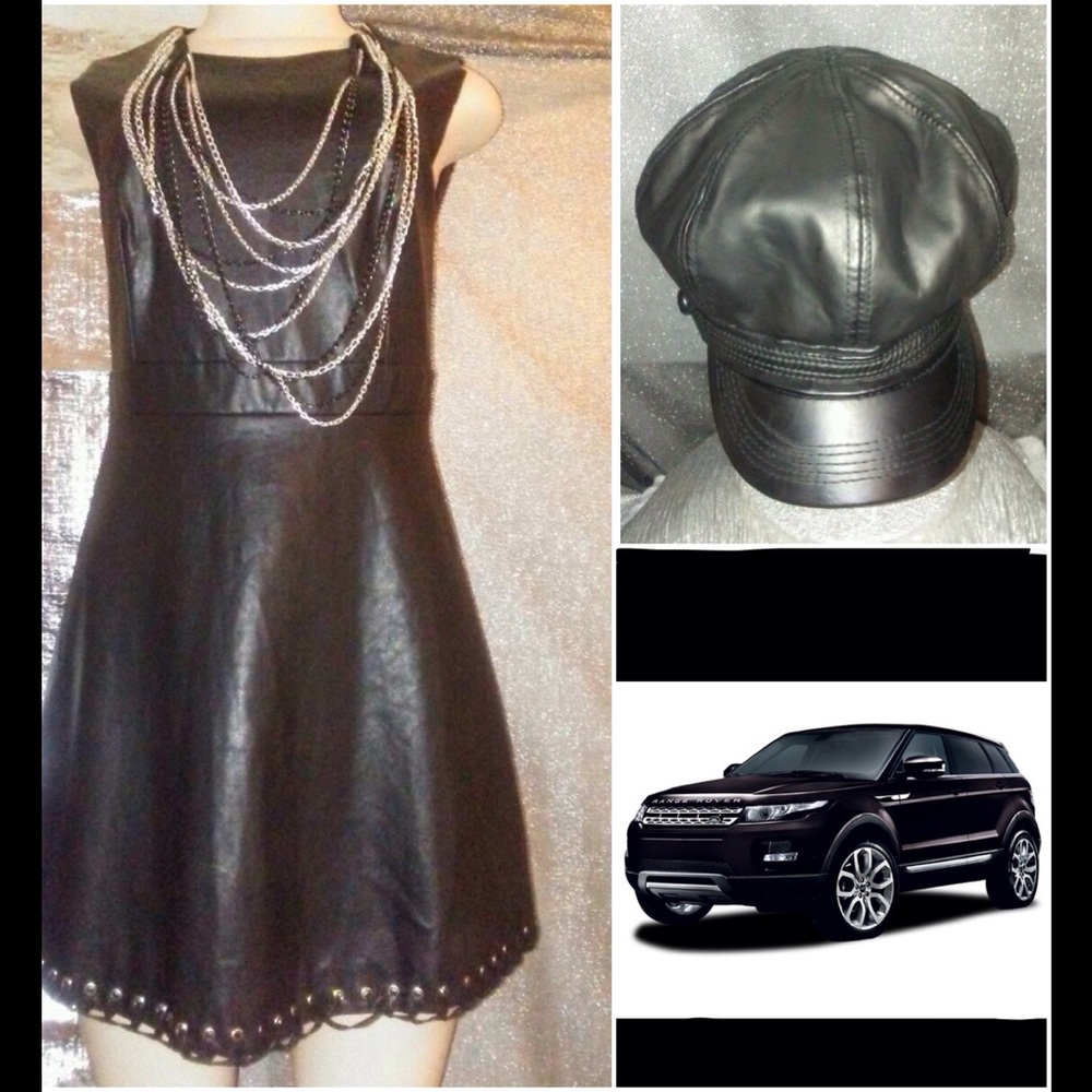 Forever 21 Faulk Leather Dress