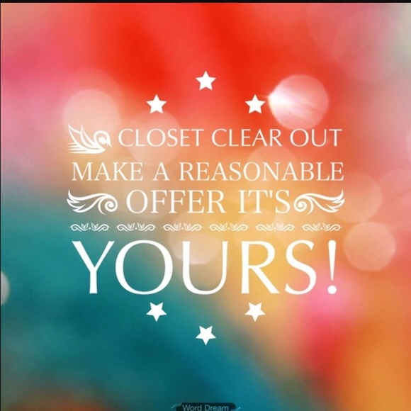 CLOSET CLEAROUT!!
