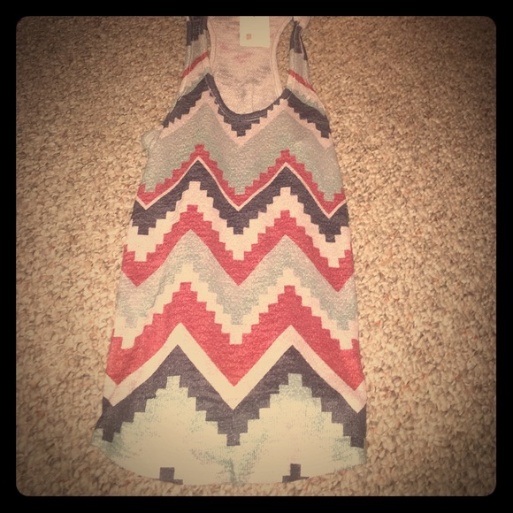 Boutique knitted polyester and spandex tank